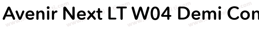 Avenir Next LT W04 Demi Cond字体转换